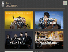 Tablet Screenshot of lucerna.cz